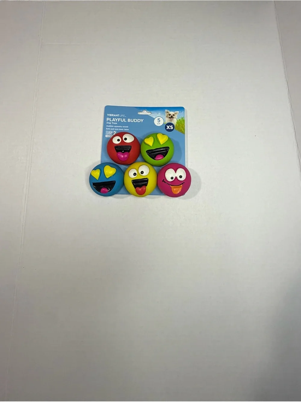 Vibrant Emoji Squeezable Balls Set - Red, Green, Yellow, Blue, Pink